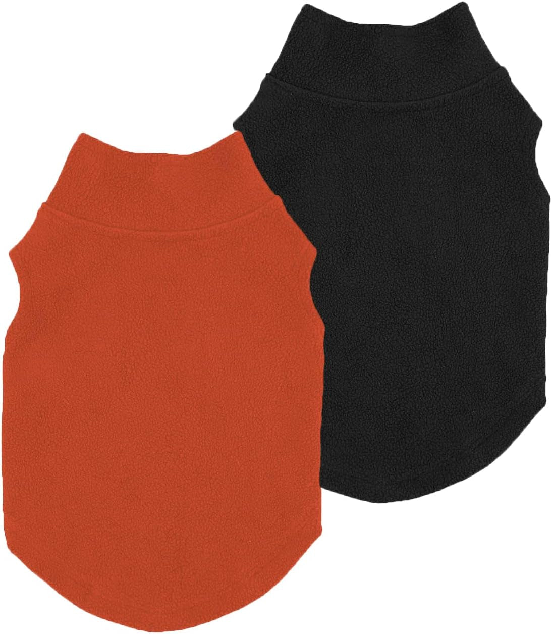 Fitwarm 3 Pack Classic Fleece Dog Sweater, Turtleneck Dog Sweatshirt, Dog Winter Clothes for Small Dogs Boy Girl, Pet Pullover Jumper, Cat Apparel, Blue, Grey, Navy, Small Animals & Pet Supplies > Pet Supplies > Dog Supplies > Dog Apparel Fitwarm Black-Orange XX-Large 