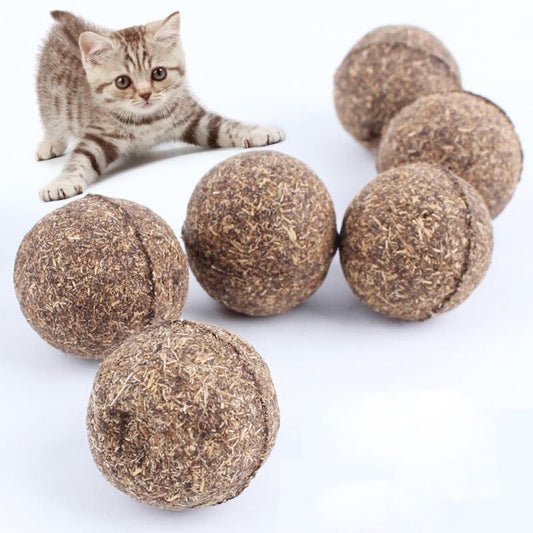 Walbest Catnip Balls, Edible Kitty Toys for Cats Lick, Safe Healthy Kitten Chew Toys, Teeth Cleaning Dental Cat Toy, Cat Treats, 1Pc Animals & Pet Supplies > Pet Supplies > Cat Supplies > Cat Toys Walbest   