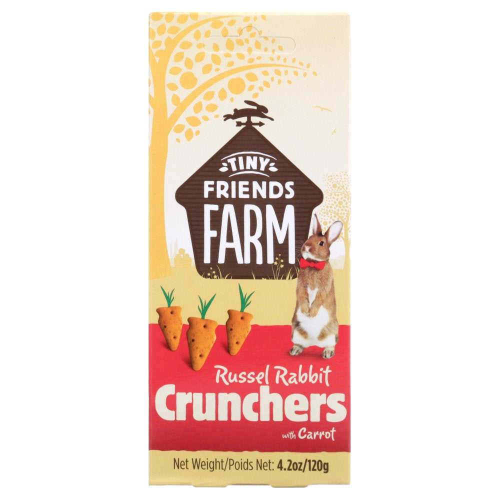 Tiny Friends Farm Russel Rabbit Crunchers, Treat 4.23Oz