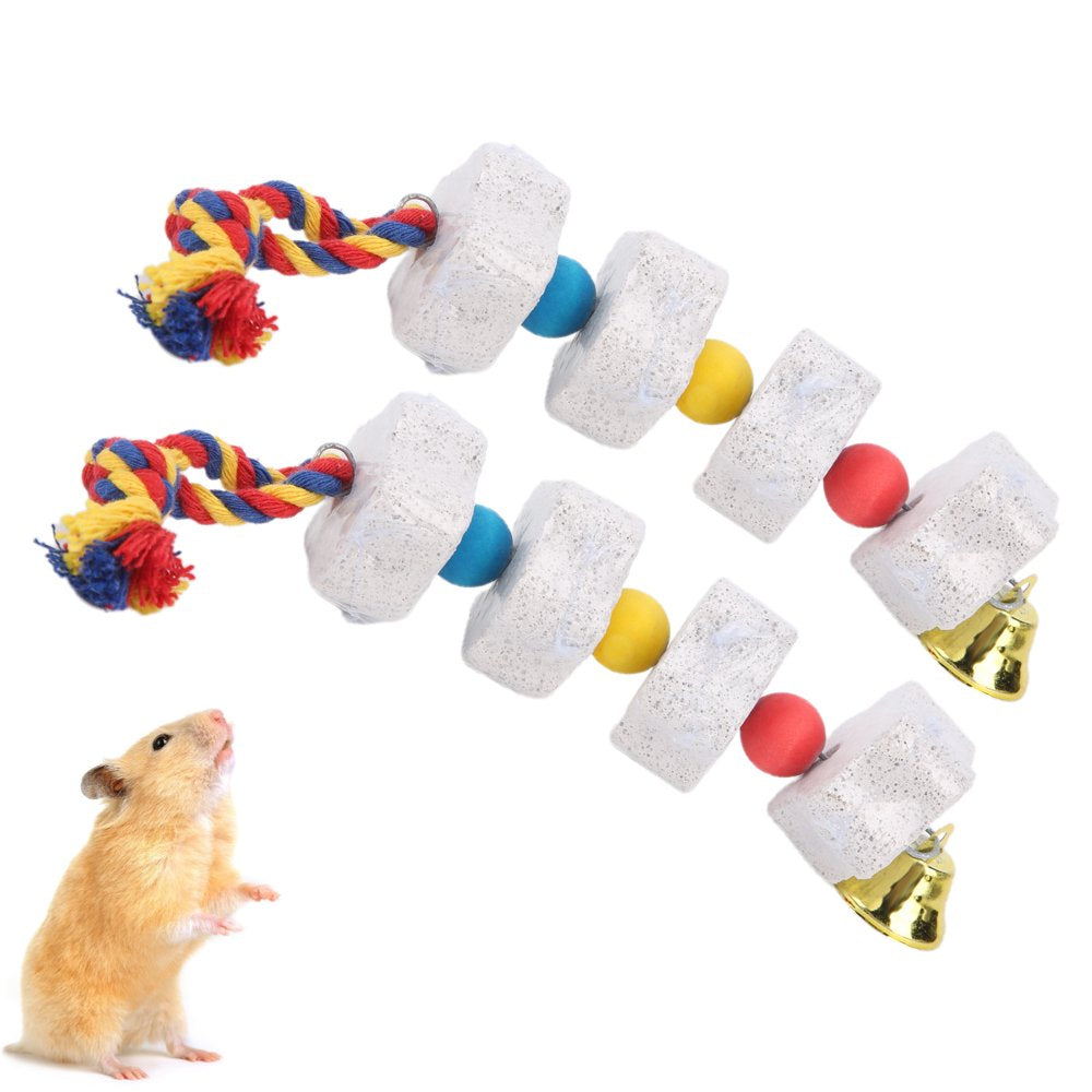 FAGINEY 2Pcs Bird Chewing Toys Bird Beak Grinding Stone for Parrots/Hamsters and Other Rodents,Bird Toys, Toys Animals & Pet Supplies > Pet Supplies > Bird Supplies > Bird Toys FAGINEY   