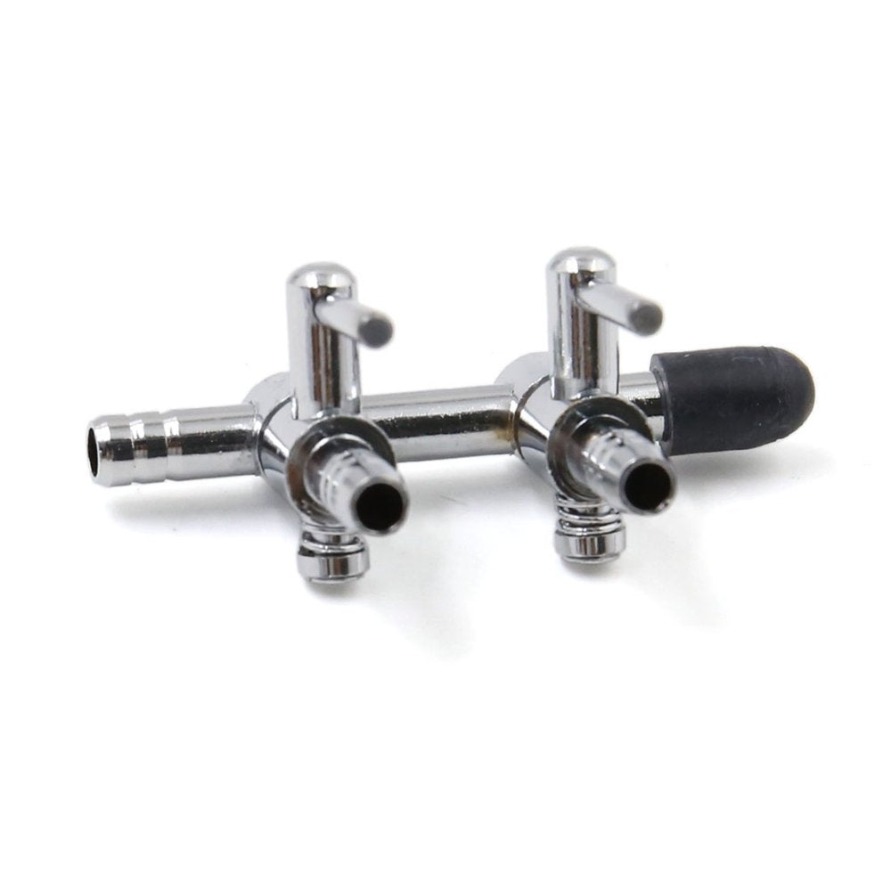 Stainless Steel 2 Way Air Flow Splitter Pump Lever Valve for Aquarium Fish Tank Animals & Pet Supplies > Pet Supplies > Fish Supplies > Aquarium & Pond Tubing Unique-Bargains   