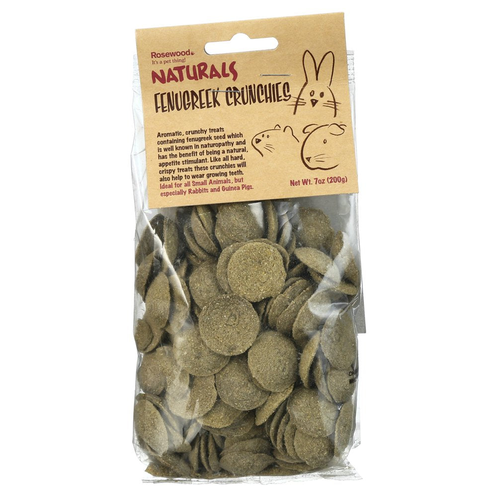 Naturals Small Animal Fenugreek Crunchies Animals & Pet Supplies > Pet Supplies > Small Animal Supplies > Small Animal Food Rosewood Naturals   