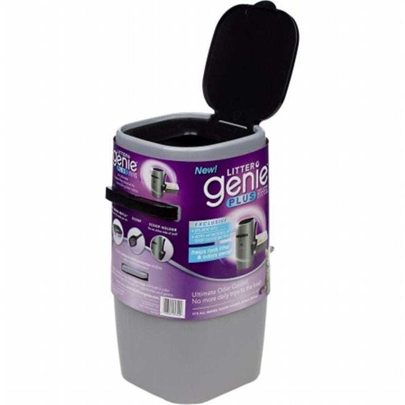 Litter Genie Litter Genie plus Cat Litter Disposal System Silver X0532000 Animals & Pet Supplies > Pet Supplies > Cat Supplies > Cat Litter Litter Genie   