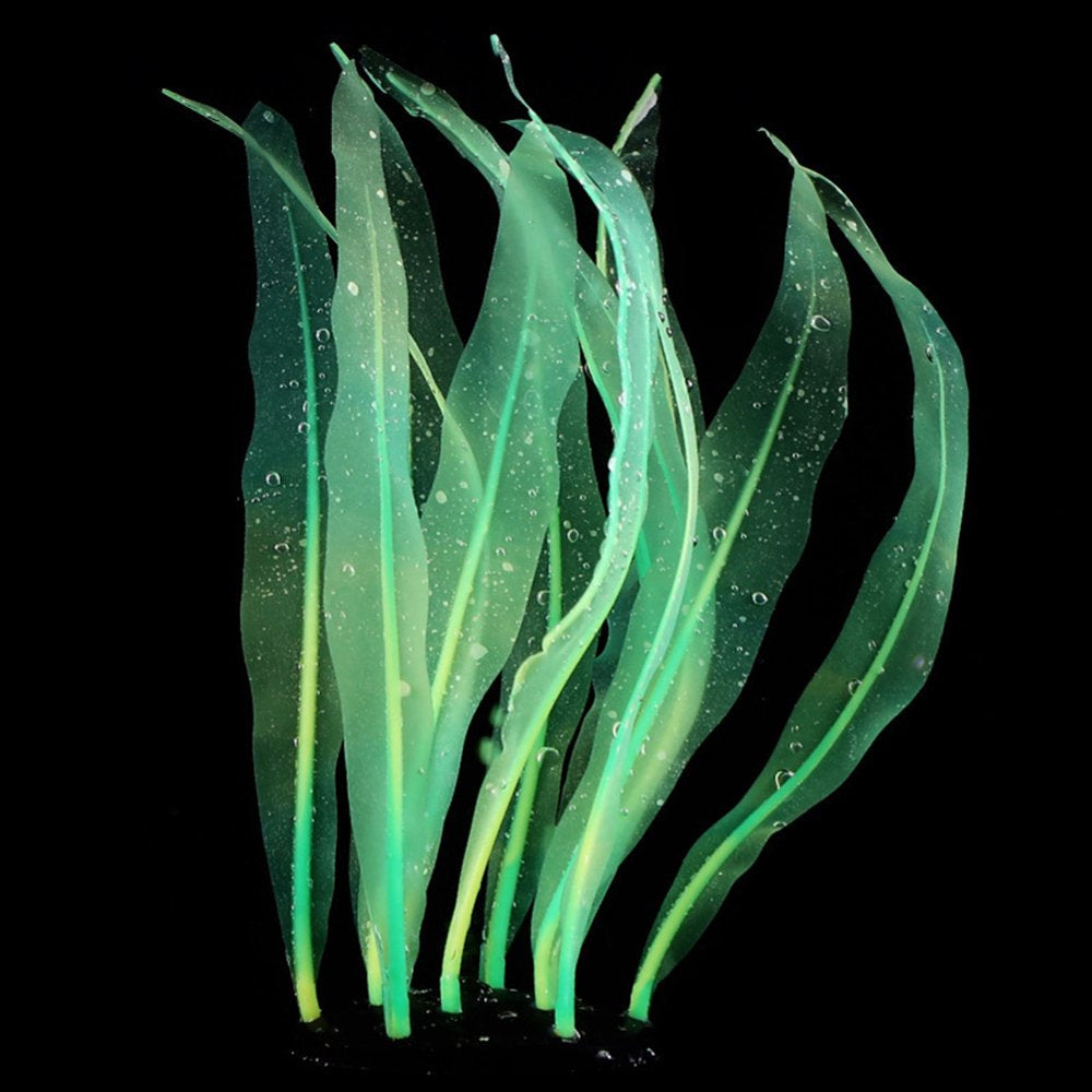 Leaveforme Artificial Sea Weed Plant Kelp Soft Silicone Aquarium Ornament Fish Tank Decor