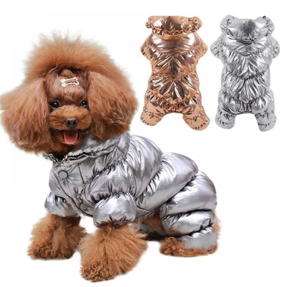 JANDEL Winter Puppy Dog Coats for Small Dogs,Cute Warm Fleece Padded Pet Clothes Apparel Clothing for Chihuahua Poodles French Bulldog Pomeranian Animals & Pet Supplies > Pet Supplies > Dog Supplies > Dog Apparel JANDEL   