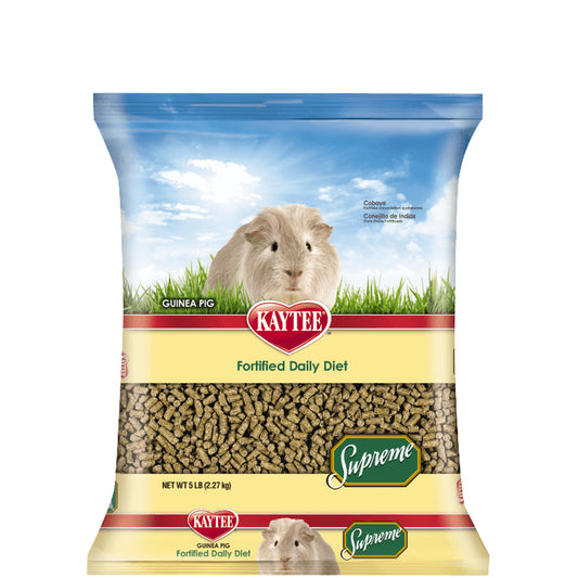Kaytee® Fortified Daily Diet Supreme Guinea Pig Food 5 Lbs Animals & Pet Supplies > Pet Supplies > Small Animal Supplies > Small Animal Food Central - Kaytee Products   