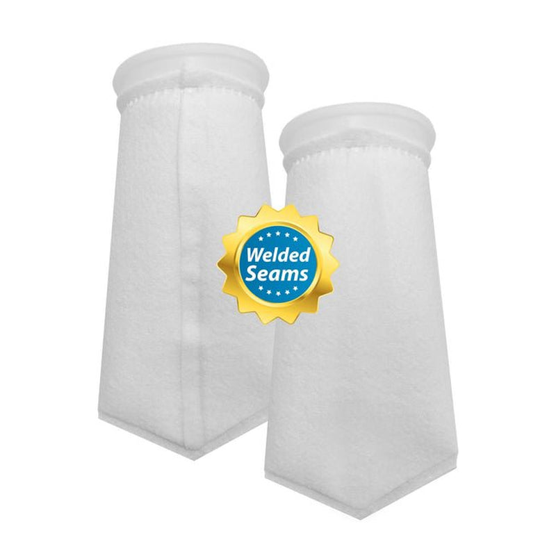 Aquatic Experts - 200-Micron Aquarium Felt Filter Socks, Medium Reusable Fish Tank Filter Socks, 2-Pack, 4'' X 10.5'' Animals & Pet Supplies > Pet Supplies > Fish Supplies > Aquarium Filters Aquatic Experts 2 Welded - 4" x 10.5"  