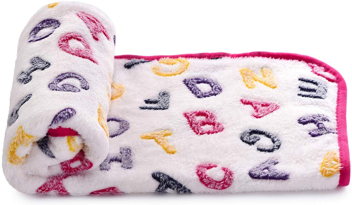 Puppy Sleeping Small Cats Bed Doggy Soft Warming Fleece Pet Dogs Blanket 104*76Cm