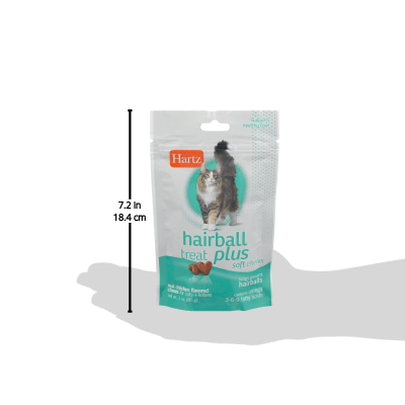 Hartz Hairball Remedy plus Soft Chews for Cats, 3Oz Animals & Pet Supplies > Pet Supplies > Cat Supplies > Cat Treats Hartz   