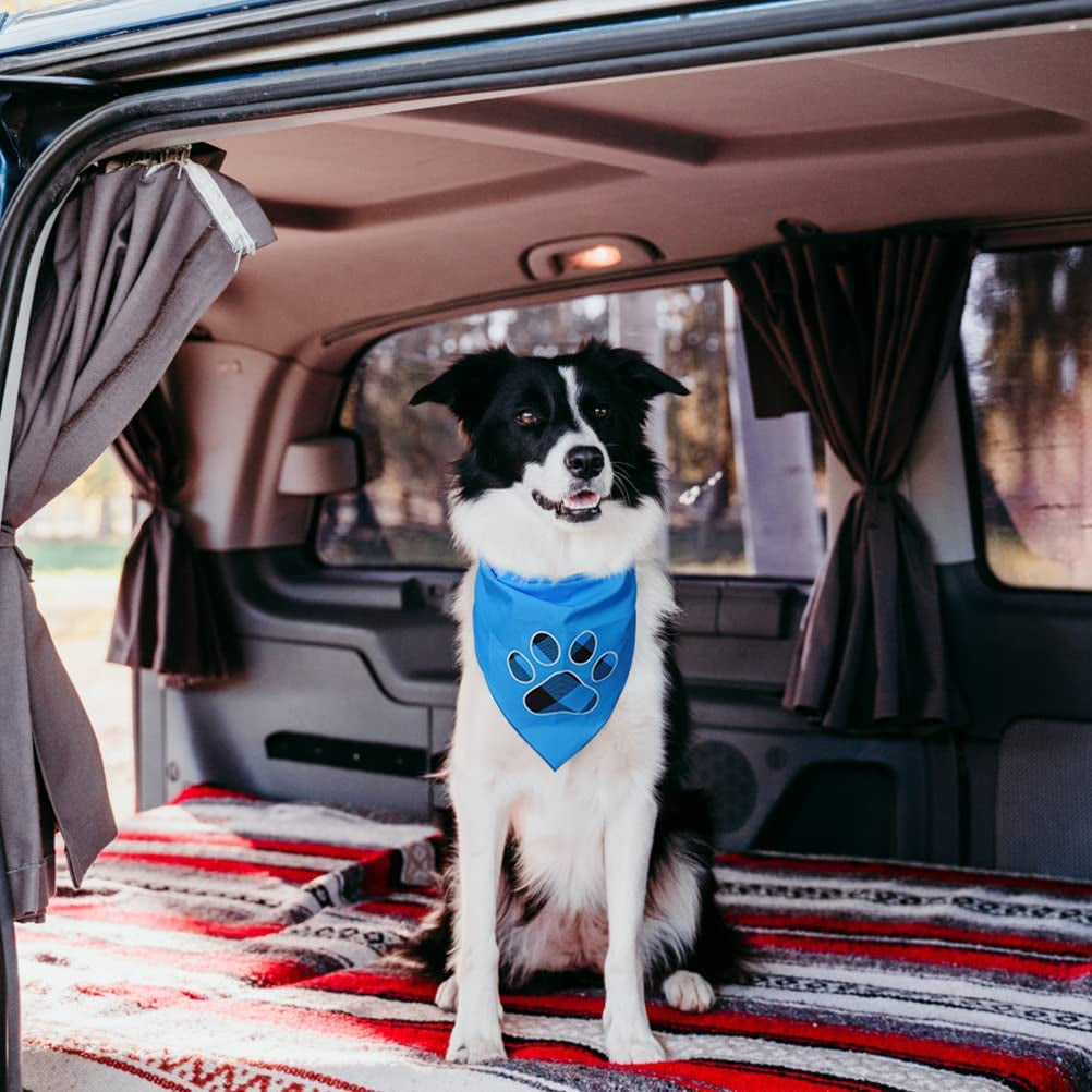 Forwardog Classic Plaid Dog Bandana -2 Pack Pink Dog Bandanas for Summer, Soft and Breathable Pet Triangle Scarf for Small to Large Dogs Animals & Pet Supplies > Pet Supplies > Dog Supplies > Dog Apparel Forwardog   