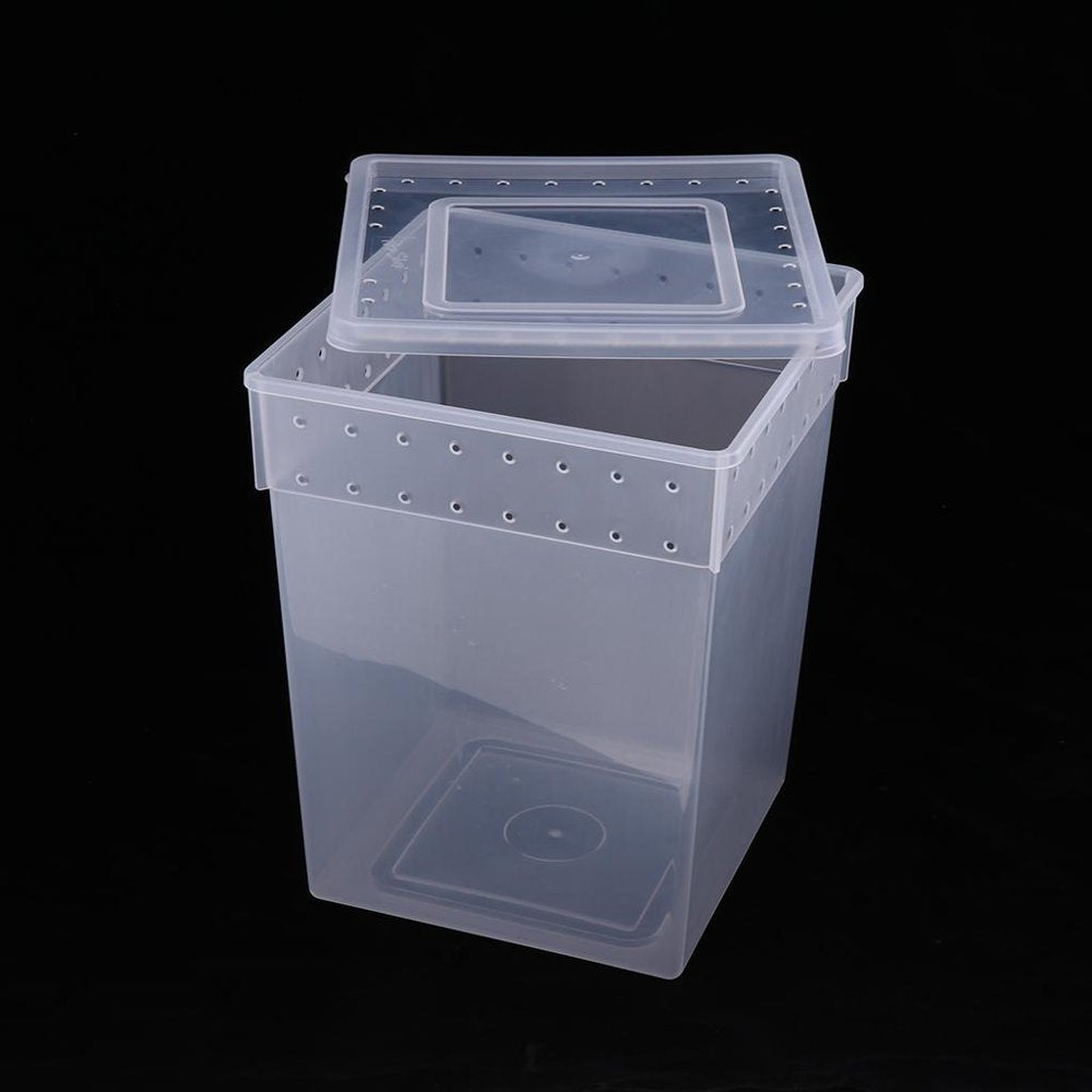 Reptile Breeding Box, Amphibian Feeding Container for Spider Chameleon White Animals & Pet Supplies > Pet Supplies > Reptile & Amphibian Supplies > Reptile & Amphibian Food HOMYL   