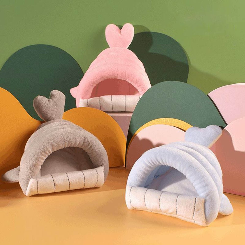 Pet Enjoy Guinea Pig Bed Cave Cozy Hamster House,Small Animals Hideout Cute Hamster Bedding for Dwarf Rabbits Hedgehog Rats Squirrels Winter Nest Hamster Cage Accessories