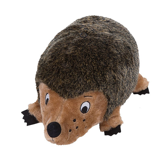 Outward Hound Hedgehogz Grunting Plush Dog Toy, Brown, Medium