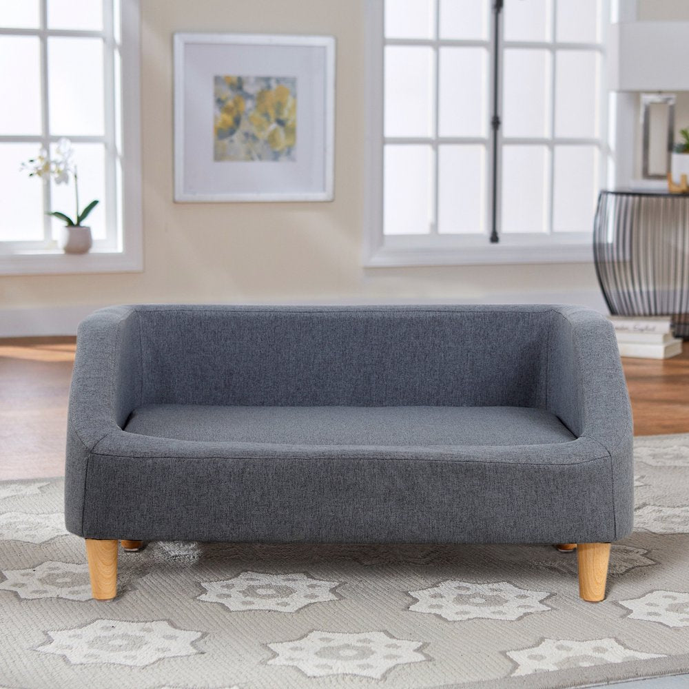 Pet Bed for Dogs and Cats - 32" Sofa-Style Couch Dog Bed with Removable Washable Cover,Chaise Lounge Sofa Dog Beds(Gray) Animals & Pet Supplies > Pet Supplies > Cat Supplies > Cat Beds General   