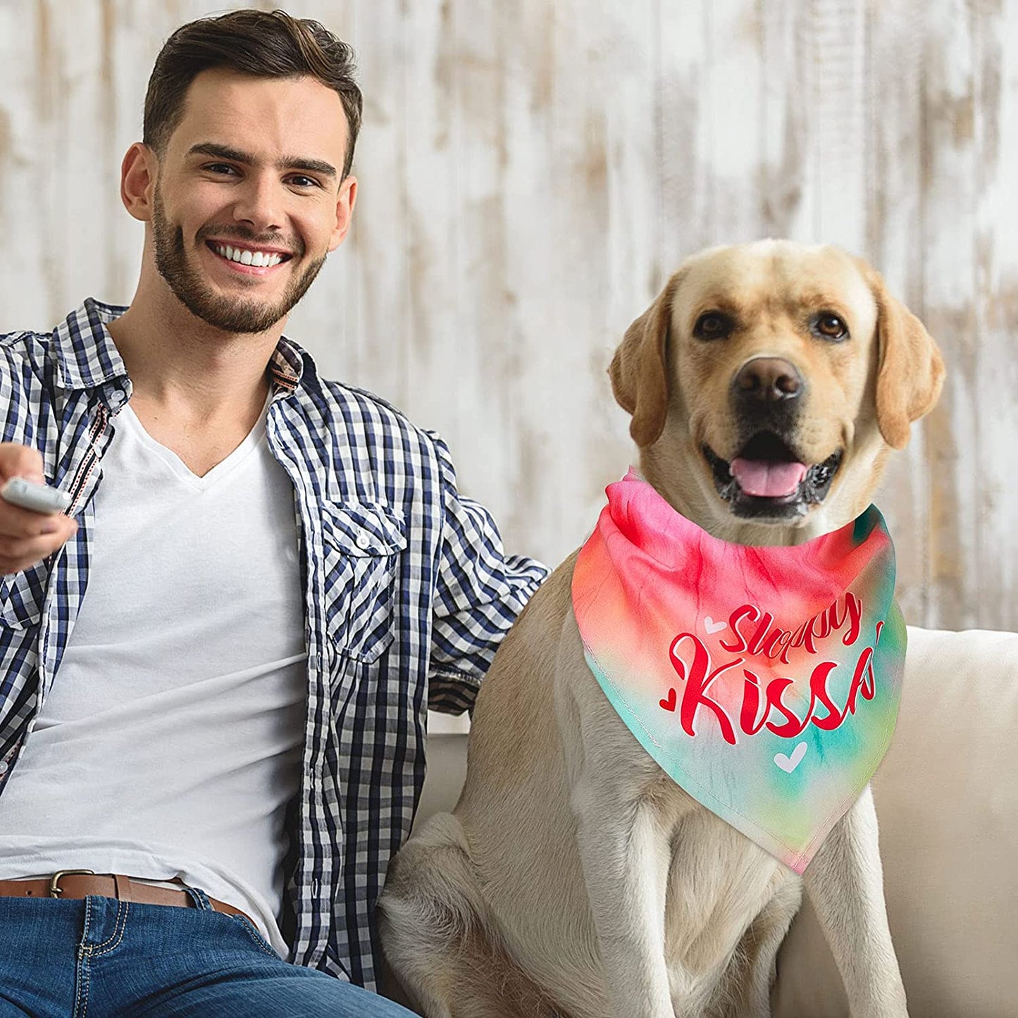 6 Pieces Tie Dye Dog Bandana Rainbow Pet Triangle Scarf Colorful Dog Costume Adjustable Reversible Pet Triangle Bibs Washable Dog Kerchief Puppy Neckerchief for Pet Dog Cat Daily Wear Birthday Party Animals & Pet Supplies > Pet Supplies > Dog Supplies > Dog Apparel Weewooday   