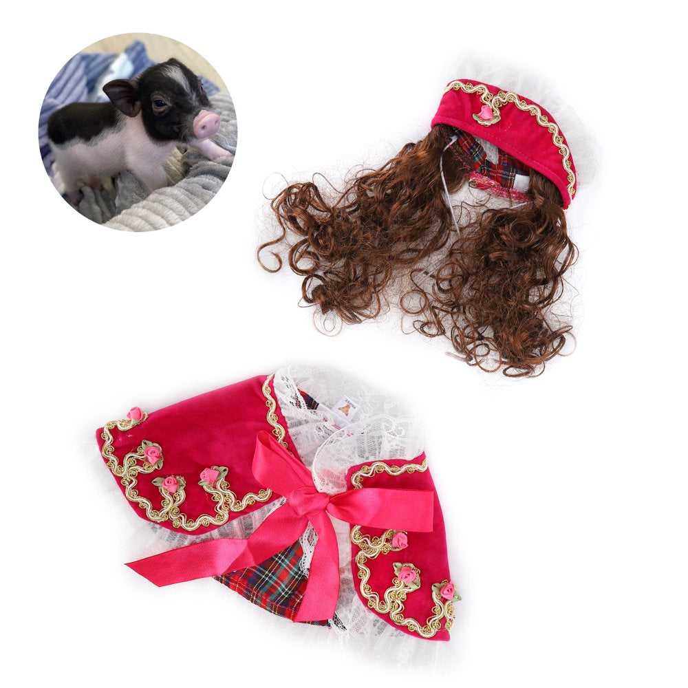 Cat Clothes, Cat Costume for Cats Cat Costume Cat Clothes for Cats Only for Cats for Little Pigs PF18 Rose Red S Animals & Pet Supplies > Pet Supplies > Cat Supplies > Cat Apparel LYUMO   