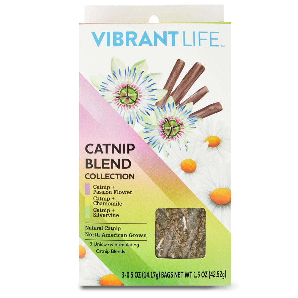 Vibrant Life Catnip Blends Collection, 0.5Oz, 3 Pack, Variety Animals & Pet Supplies > Pet Supplies > Cat Supplies > Cat Toys Vibrant Life   