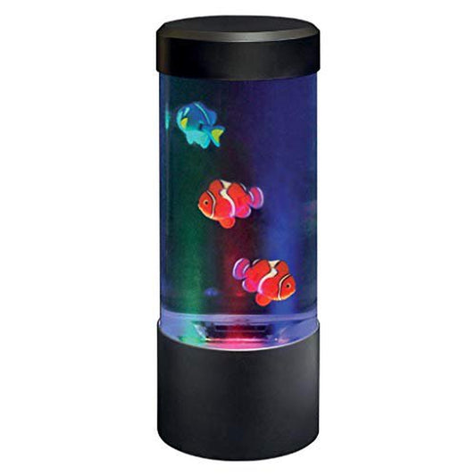Lightahead LED Mini Desktop Fantasy Fish Lamp with Color Changing Light Effects. a Sensory Synthetic Fish Tank Aquarium Mood Lamp. Excellent Gift Animals & Pet Supplies > Pet Supplies > Fish Supplies > Aquarium Lighting Lightahead   