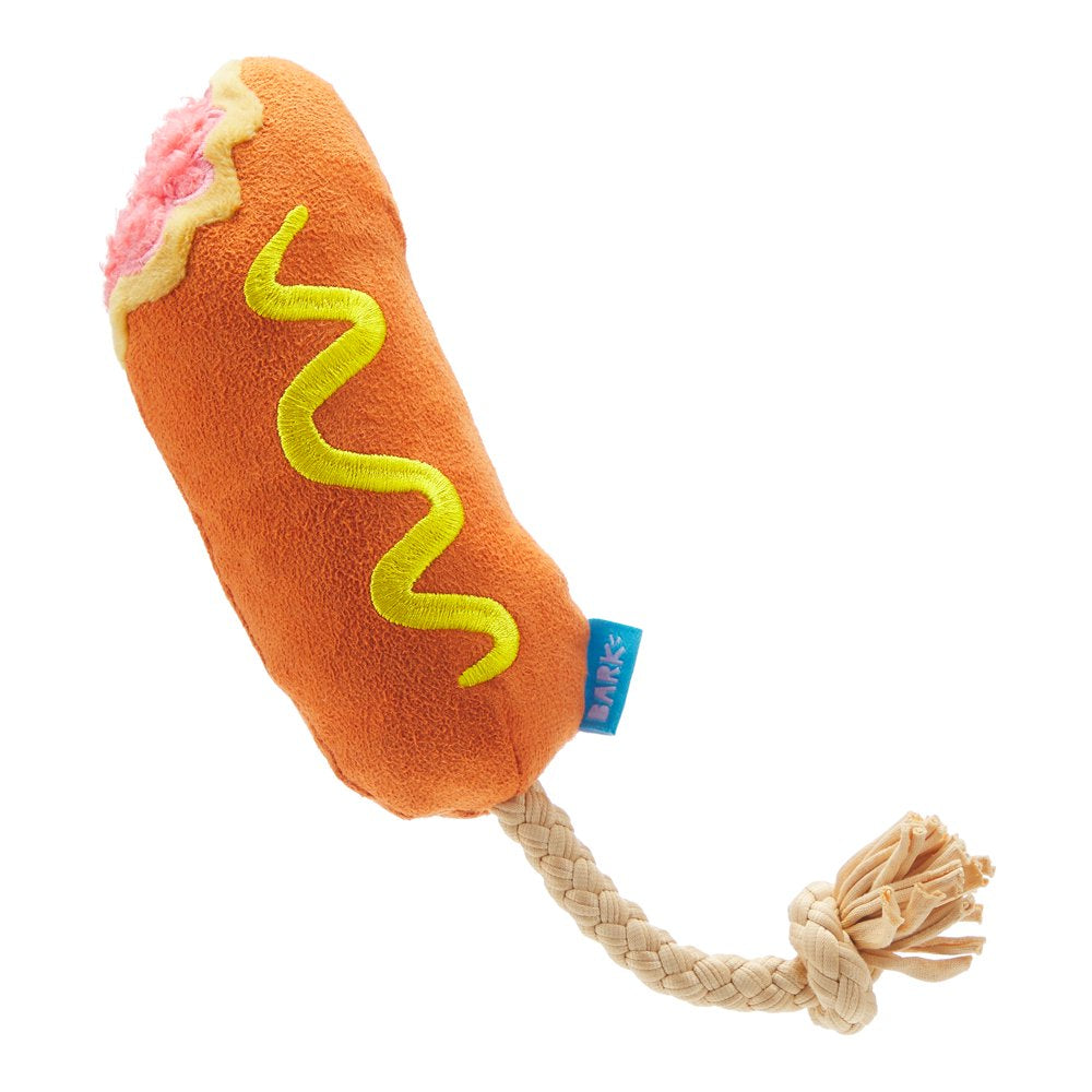 BARK Corn Dog Tug - Yankee Doodle Dog Toy, Great for Tug-O-War, XS-M Dogs Animals & Pet Supplies > Pet Supplies > Dog Supplies > Dog Toys BARK   