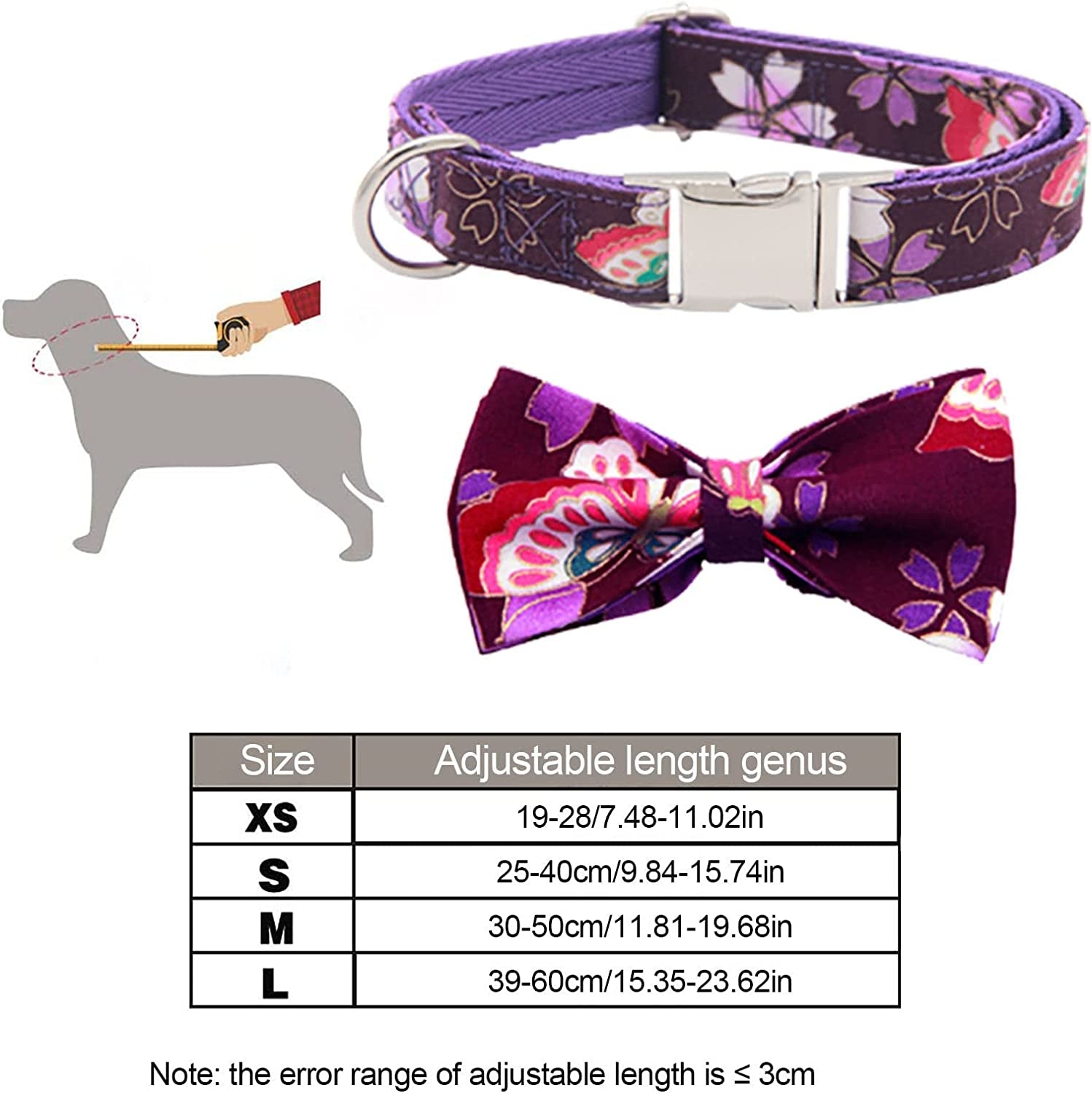 Cat Necktie Collar Patterndog Checked Dog Dog with Bowtie Collar Large Dog Durable Comfortable Medium for Small Pet Collars Animals & Pet Supplies > Pet Supplies > Dog Supplies > Dog Apparel HonpraD   