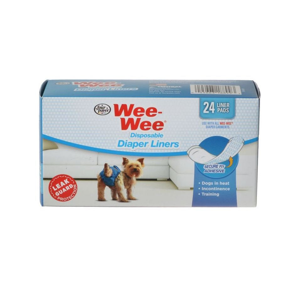 Four Paws Wee Wee Diaper Garment Pads 100523616 Animals & Pet Supplies > Pet Supplies > Dog Supplies > Dog Diaper Pads & Liners Generic   