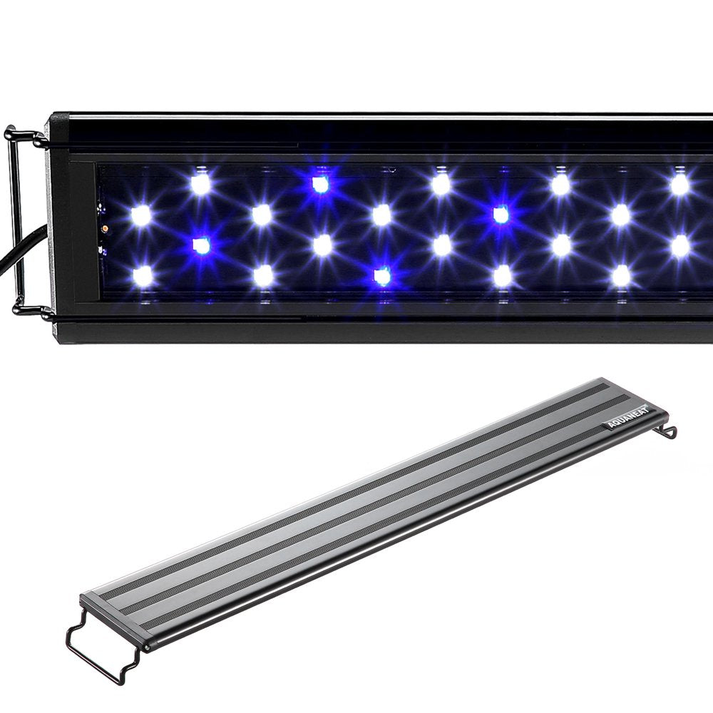 Aquaneat LED Aquarium Light Blue and White 48-54 Inch Fresh Water Fish Tank Light Animals & Pet Supplies > Pet Supplies > Fish Supplies > Aquarium Lighting AquaNeat 36-44 Inch  