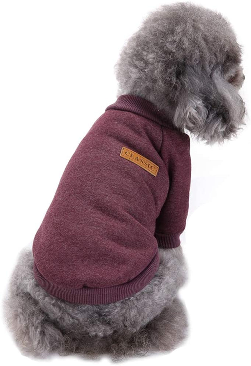 CHBORLESS Pet Dog Classic Knitwear Sweater Warm Winter Puppy Pet Coat Soft Sweater Clothing for Small Dogs (M, Grey) Animals & Pet Supplies > Pet Supplies > Dog Supplies > Dog Apparel CHBORLESS   