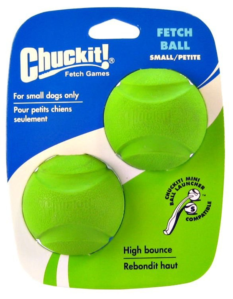 Chuckit! Fetch Ball Soft Rubber Dog Toy, Medium, 2 Packs Animals & Pet Supplies > Pet Supplies > Dog Supplies > Dog Toys Petmate Small 6 count (3 x 2 ct)  