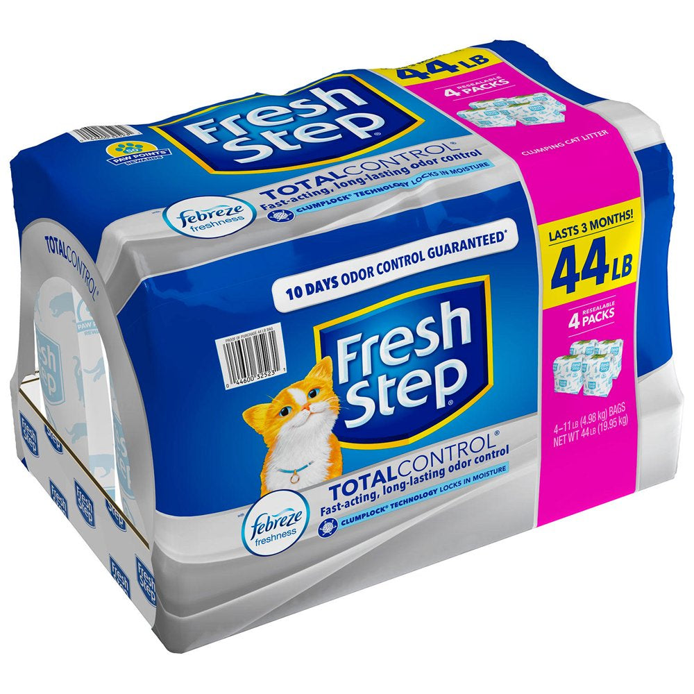 Fresh Step Total Control Scented Litter W/ Febreze, Clumping Cat Litter (44 Lbs) Animals & Pet Supplies > Pet Supplies > Cat Supplies > Cat Litter FRESH STEP   