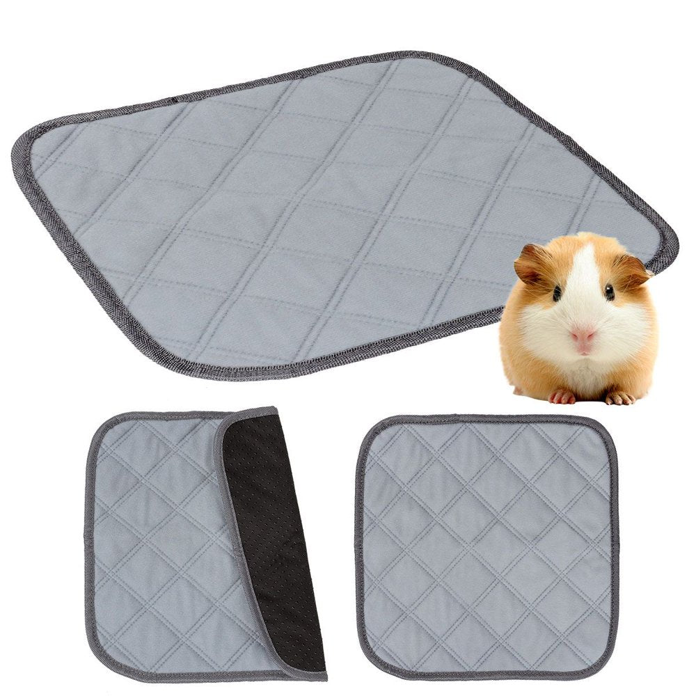 Deago Guinea Pig Cage Liners Washable Pee Pads Waterproof Reusable& anti Slip Guinea Pig Bedding Super Absorbent Pee Pad for Small Animals Animals & Pet Supplies > Pet Supplies > Small Animal Supplies > Small Animal Bedding Deago   