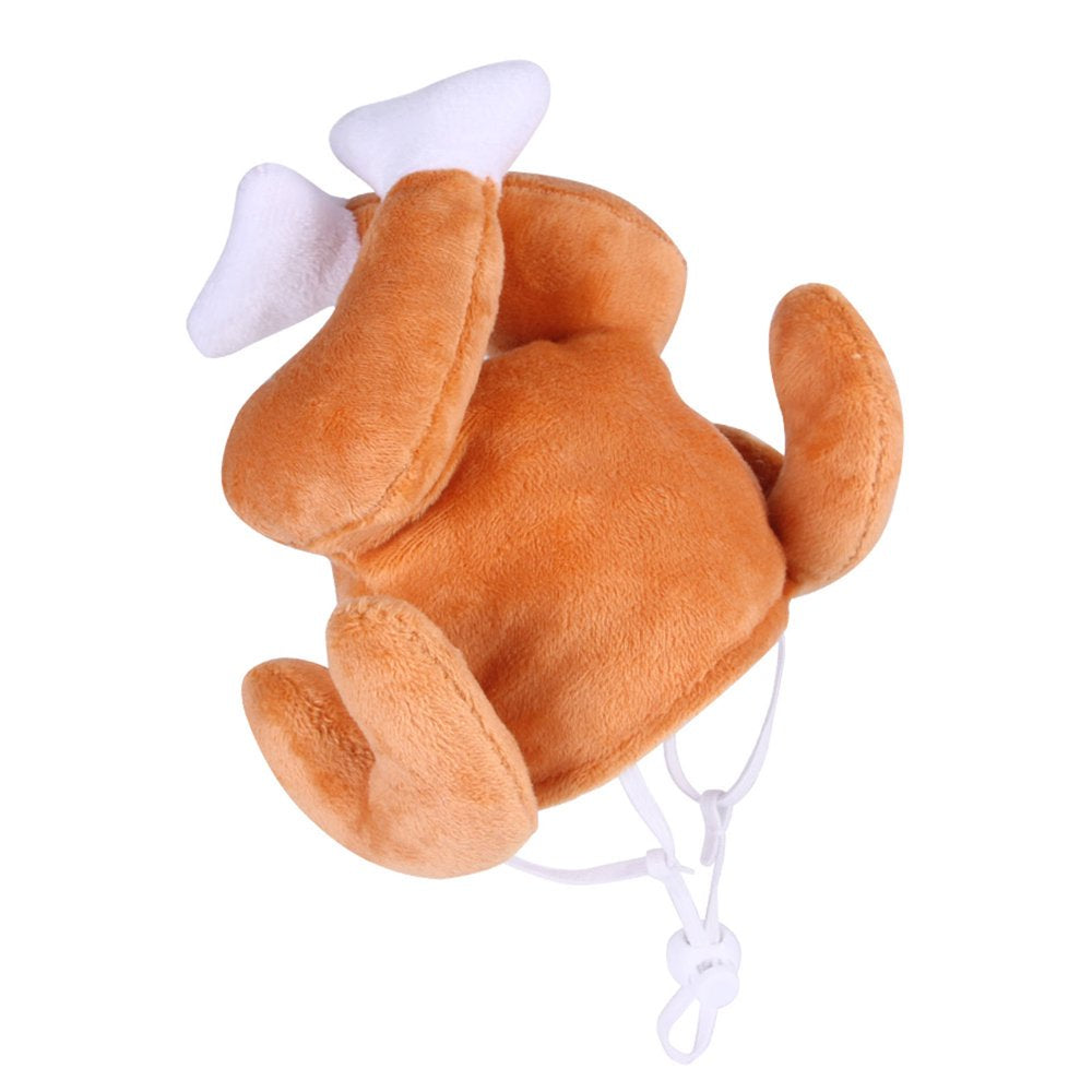 SPRING PARK Thanksgiving Cat Costume Headwear Decorative - Pet Turkey Hat Thanksgiving Apparel for Cats and Small Dogs Animals & Pet Supplies > Pet Supplies > Dog Supplies > Dog Apparel SPRING PARK   