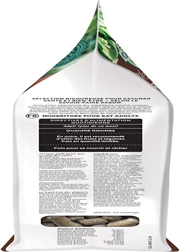 Oxbow Garden Select Fortified Food for Rats, 2.5 Lb Animals & Pet Supplies > Pet Supplies > Small Animal Supplies > Small Animal Food Oxbow   