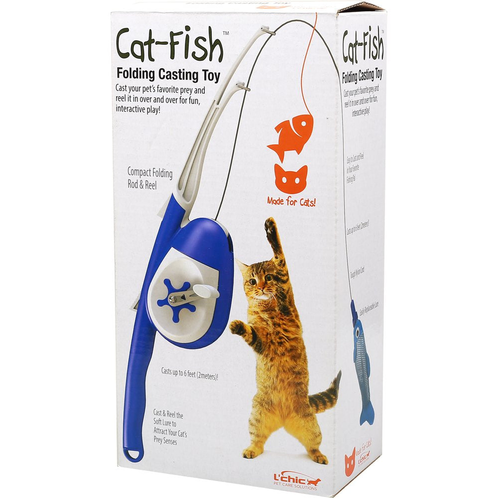 Cat-Fish, Cat Fishing Pole Teaser Toy Animals & Pet Supplies > Pet Supplies > Cat Supplies > Cat Toys L'chic   