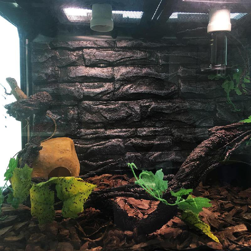 OOKWE Jungle Vines Branches Flexible Pet Habitat Decor Accessories Reptile Leave Plastic Climbing Plants for Frogs Turtles Animals & Pet Supplies > Pet Supplies > Small Animal Supplies > Small Animal Habitat Accessories OOKWE   