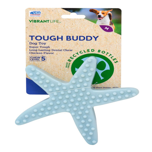 Vibrant Life Tough Buddy Treat-Stuffing Chewy Gorilla Rubber Dog Toy, for Heavy Chewers