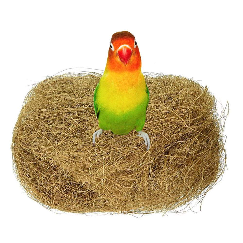 Bird'S Nest Pet Mat Coconut Fiber Birds Small Animals Nesting Hide Bedding Material Reptile Bedding Material Animals & Pet Supplies > Pet Supplies > Small Animal Supplies > Small Animal Bedding Huntermoon   