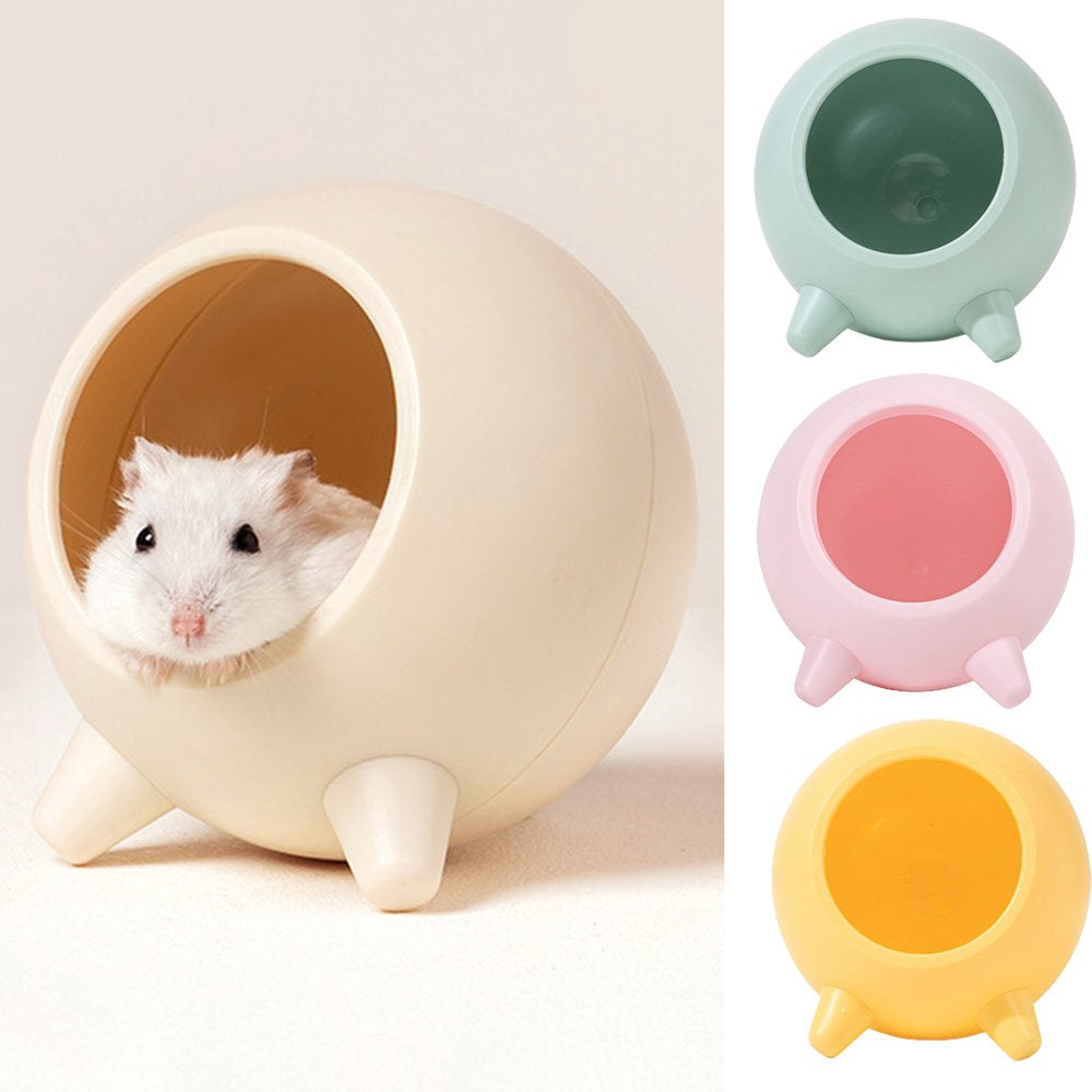 Meidiya Cute UFO Hut Hamster House Sleeping Playing Bed Small Animals Hideout for Gerbils Mice Parrot Guinea Pigs Small Animal Cage Habitat Decor Animals & Pet Supplies > Pet Supplies > Small Animal Supplies > Small Animal Habitats & Cages Meidiya   