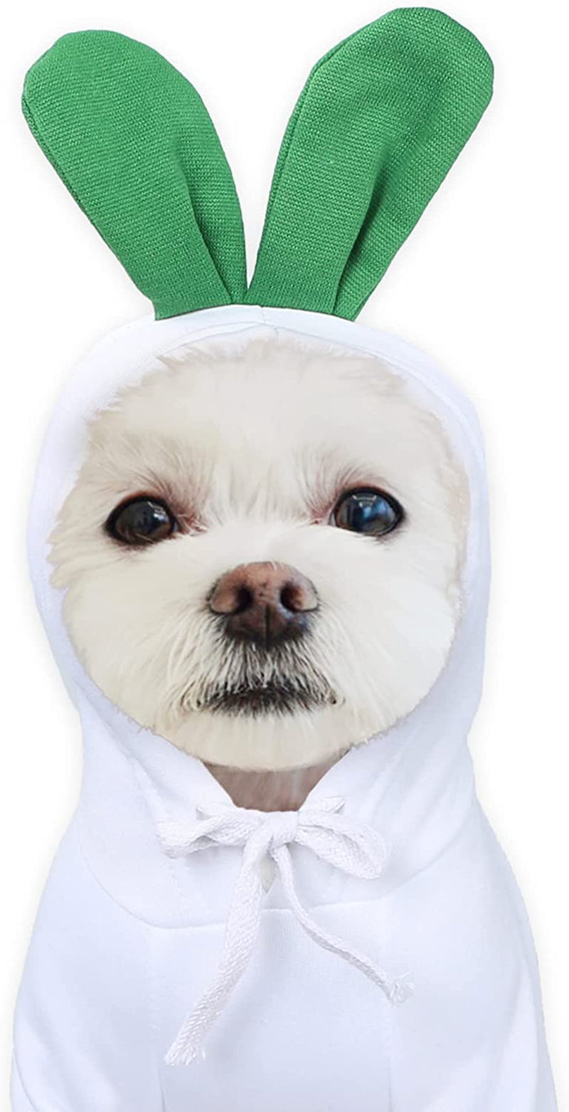 YAODHAOD Dog Hoodie, Dog Basic Sweater Coat Cute Elk Warm Pet Cold Weather Sweaters Clothes Winter Dog Costume Sweatshirt Coat Chihuahua (Elk, Small) Animals & Pet Supplies > Pet Supplies > Dog Supplies > Dog Apparel YAODHAOD Rabbit X-Large 