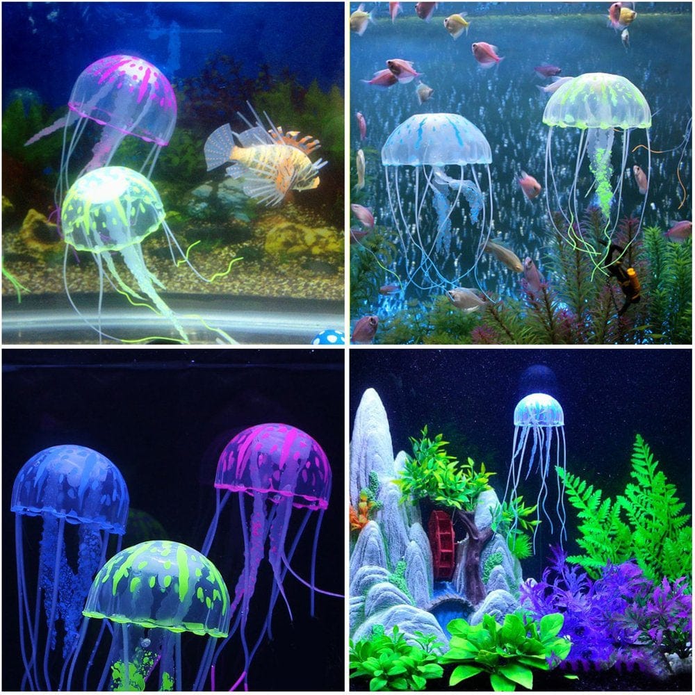 6Pcs Artificial Jellyfish Decor Ornament for Aquarium Fish Tank Fake J –  KOL PET
