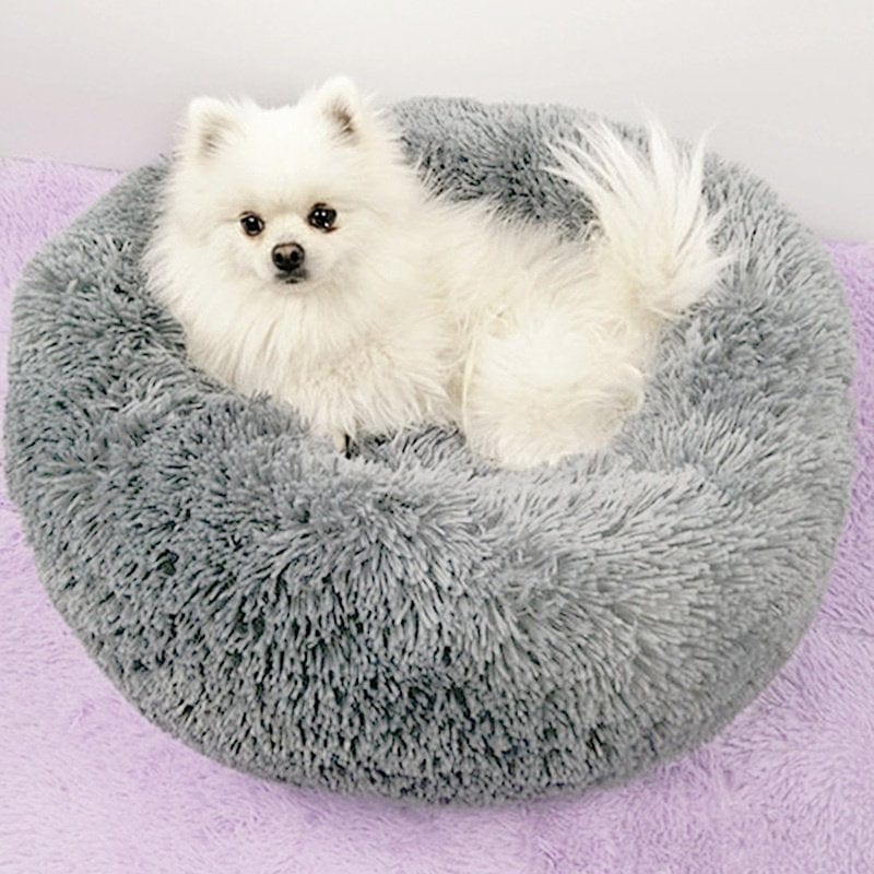 7 Colors round Plush Cat Bed Dog House Puppy Cushion Pet Sleep Winter Warm Blanket Fluffy Soft Pet Bed Animals & Pet Supplies > Pet Supplies > Cat Supplies > Cat Beds Willstar   