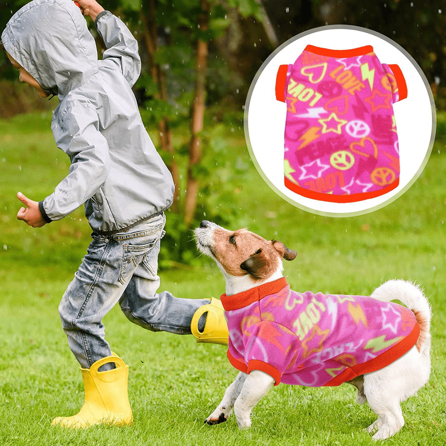 7 Pieces Dog Fleece Sweaters Dog Warm Sweater Dog Sweatshirt Winter Dog Outfits Soft Fleece Puppy Sweater Dog Outfits for Chihuahua Yorkshire Poodle Pets Pup Dog Cat Animals & Pet Supplies > Pet Supplies > Dog Supplies > Dog Apparel Xuniea   