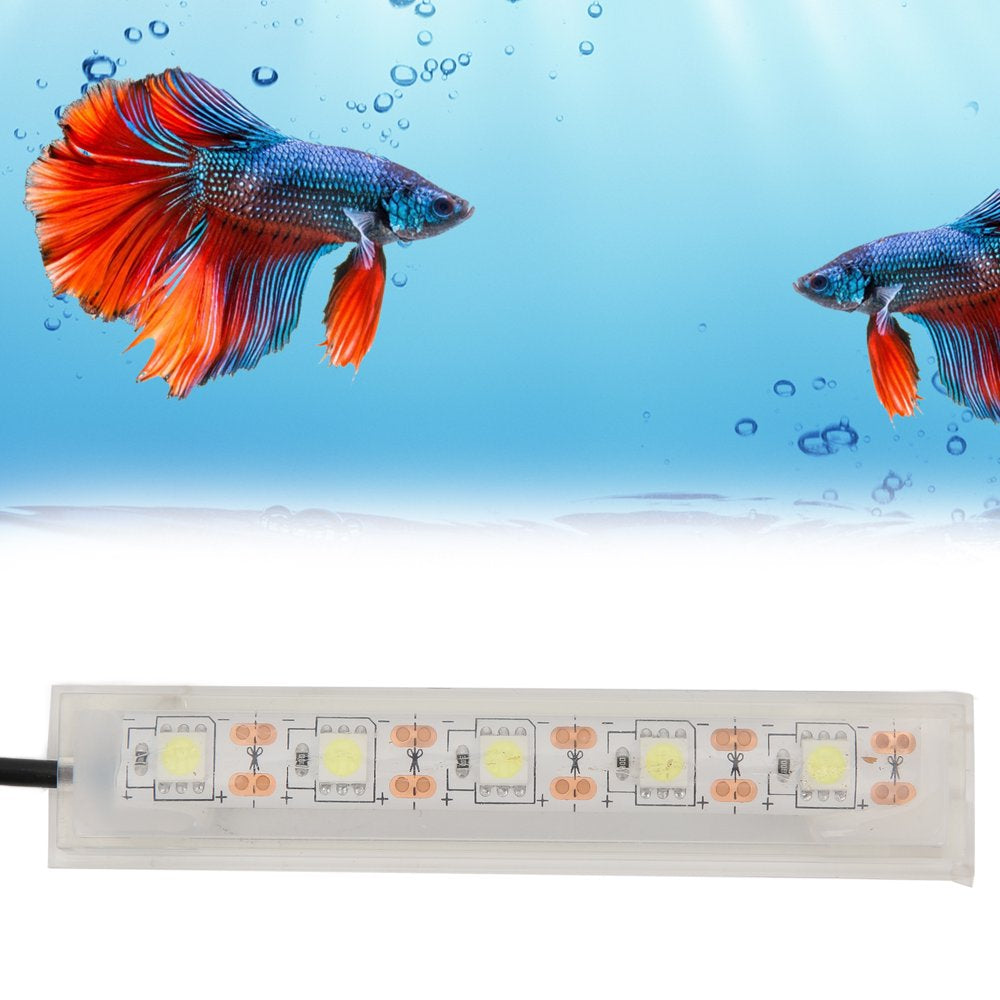 Fugacal Aquarium LED Light Small USB Betta Fish Tank White Light for Indoor Aquarium Plants,Fish Tank Light,Aquarium White Light Animals & Pet Supplies > Pet Supplies > Fish Supplies > Aquarium Lighting Fugacal   