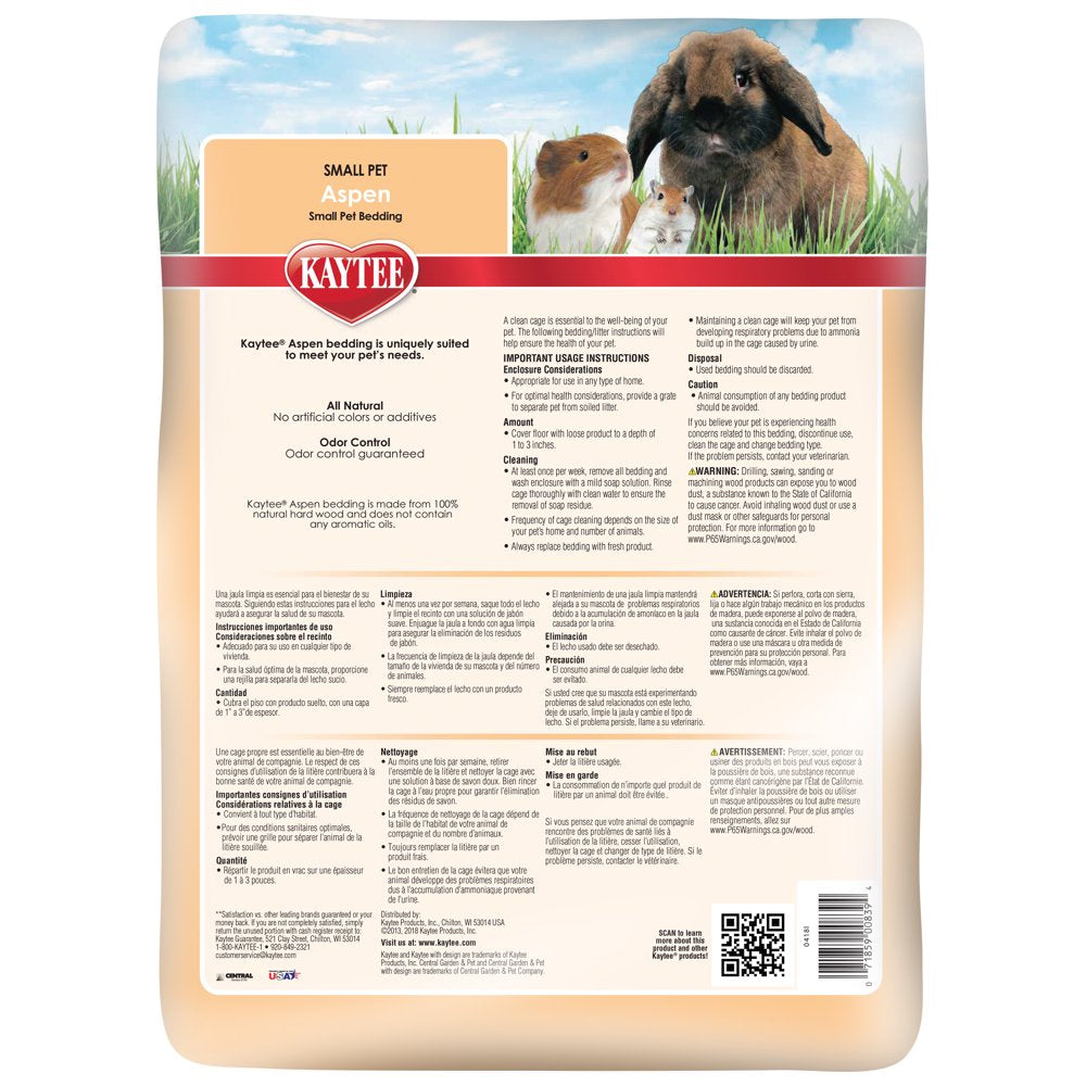 Kaytee Aspen Bedding 3200CU IN Animals & Pet Supplies > Pet Supplies > Small Animal Supplies > Small Animal Bedding Central Garden and Pet   