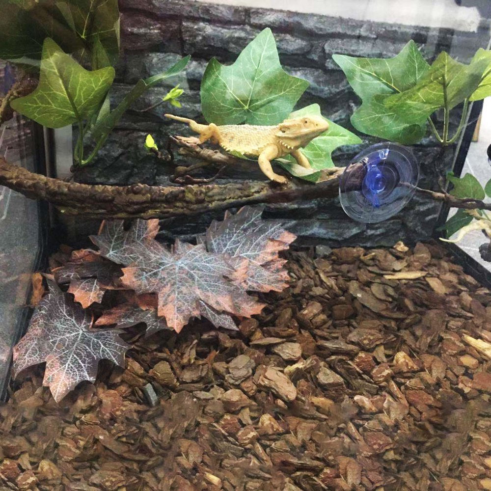 Lohuatrd Lizard Climbing Vines Fake Plant Breeding Tank Landscape Accessories Bearded Dragon Playing Toy Artificial Leaves Reptile Vines Terrarium Tank Reptile Habitat Decoration Pet Supplies Animals & Pet Supplies > Pet Supplies > Small Animal Supplies > Small Animal Habitat Accessories Lohuatrd   