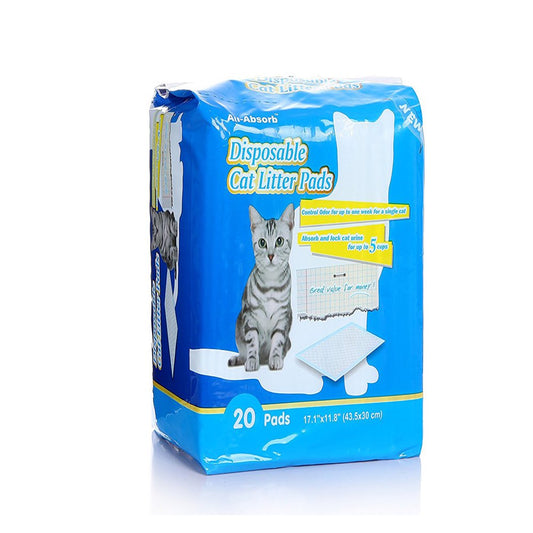 Cat Litter Pads, 20 Ct, Plastic Bags Animals & Pet Supplies > Pet Supplies > Cat Supplies > Cat Litter U-Play-USA   