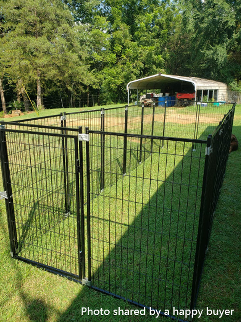 Omitree 9 X 9 X 3.93 Ft Modular Dog Exercise Fence Barrier Pet Cat Run New Pen Animals & Pet Supplies > Pet Supplies > Dog Supplies > Dog Kennels & Runs Omitree   