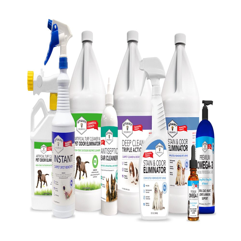 Stuart Pet Supply Artificial Turf Cleaner and Outdoor Pet Odor Eliminator Concentrate Is Ideal for Yards, Artificial Grass and Patios, Great Yard Odor Eliminator for Dogs Doggie Doo Dissolver Gallon Animals & Pet Supplies > Pet Supplies > Dog Supplies > Dog Kennels & Runs Stuart Pet Supply Co.   