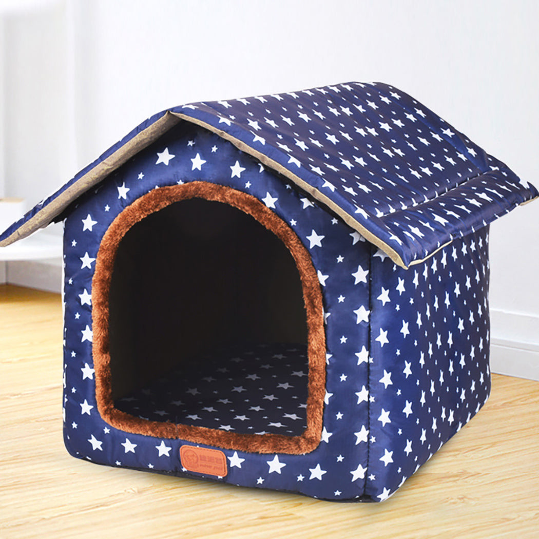 Pet House Soft Portable: Washable Detachable Cat Bed Cave Dog House for Indoor Animals & Pet Supplies > Pet Supplies > Dog Supplies > Dog Houses Bangcool   