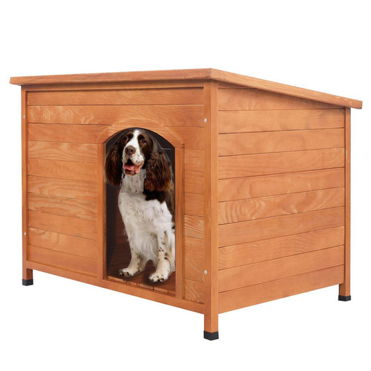 Ktaxon Wooden Dog House Large Dog Kennel Weather Resistant for Indoor & Outdoor Use 45" X 31" X 31"