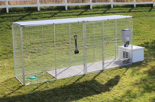 K9 Condo 8' X 16' Ultimate Dog Kennel-Run & Dog House Combination Animals & Pet Supplies > Pet Supplies > Dog Supplies > Dog Kennels & Runs Cove Products   